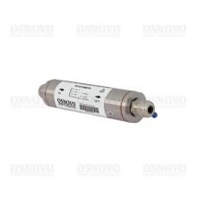 Устройство грозозащиты OSNOVO SP-IP/1000PW Уличное устройство грозозащиты из нержавеющей стали для локальной вычислительной сети (скорость до 1000 Мб/с) с защитой линий PoE (af/at, методы A + B, контакты 1/2, 3/6, 4/5, 7/8)