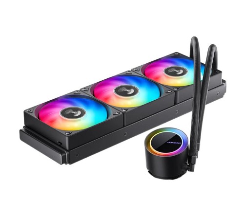 Система жидкостного охлаждения/ Water Cooling System JONSBO TG-360 Black (300W, 360mm, Black, ARGB/ Fans: 3x120mm, 66.19CFM, 35.4dBA, 1800RPM/ Pump height 72mm, 30dBA, 2400RPM, Rad thickness 27mm/ S: 1700, 1200, 115X, AM5, AM4) Система жидкостного охлаждения/ Water Cooling System JONSBO TG-360 Black (300W, 360mm, Black, ARGB/ Fans: 3x120mm, 66.19CFM, 35.4dBA, 1800RPM/ Pump height 72mm, 30dBA, 2400RPM, Rad thickness 27mm/ S: 1700, 1200, 115X, AM5, AM4)