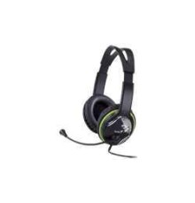 Гарнитура Genius HS-400A, 2х mini jack 3.5mm, полноразмерные наушники, регулятор громкости на проводе, длина провода 1,8м