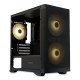Корпус без блока питания/ Case HSPD M320, Mesh Mini-tower, Black, slide TG, 0.45 SPCC, 2x140mm ARGB (M11-140)+1x120mm ARGB (M11-120) mATX, mITX 160/340/184mm 2x2.5", 2x3.5", 4xPCI 2xUSB-A 3.0, 1xUSB-A 1.0 390x200x385mm