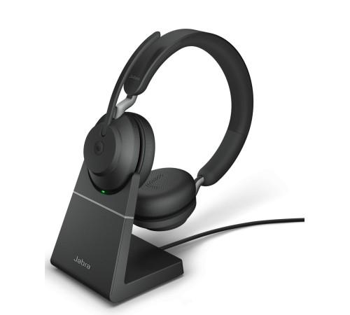 Гарнитура беспроводная/ Jabra Evolve2 65, Link380c MS Stereo Stand Black Гарнитура беспроводная/ Jabra Evolve2 65, Link380c MS Stereo Stand Black