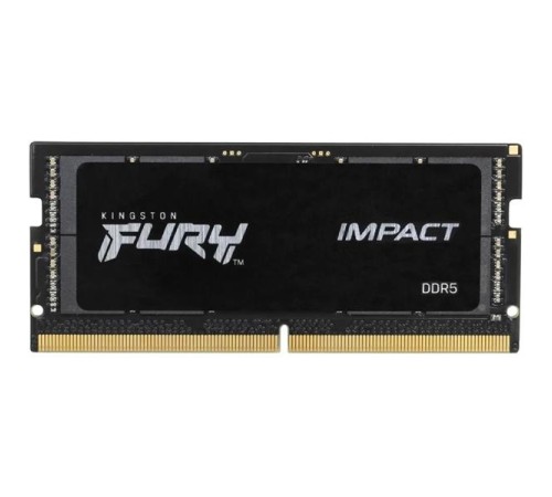 Оперативная память Kingston DDR5 16GB 6000MT/s CL38 1,35V SODIMM FURY Impact PnP