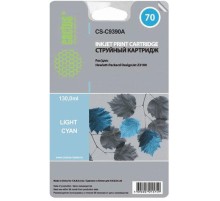 -/ Картридж струйный Cactus CS-C9390 №70 светло-голубой (130мл) для HP DJ Z3100
