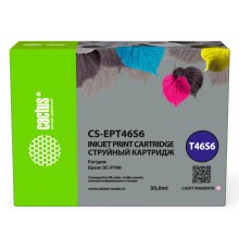 -/ Картридж струйный Cactus CS-EPT46S6 T46S6 фото пурпурный (30мл) для Epson SureColor SC-P700
