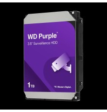 Жесткий диск/ HDD WD SATA3 1Tb Purple Video IntelliPower 5400  6Gb/s 64Mb 1 year warranty