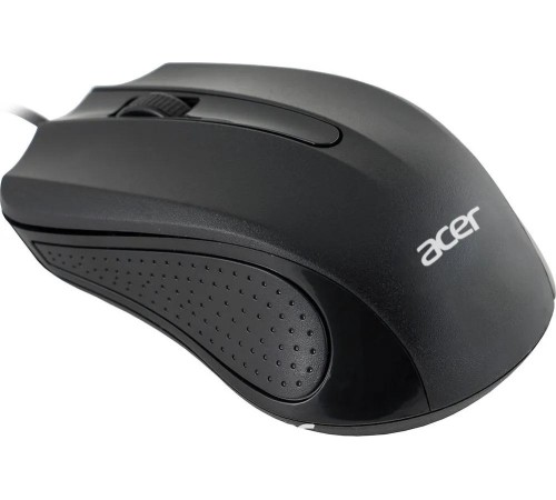 Мышь компьютерная/ Проводная мышь Acer OMW010 оптическая (1200dpi) USB (3but) black Мышь компьютерная/ Проводная мышь Acer OMW010 оптическая (1200dpi) USB (3but) black