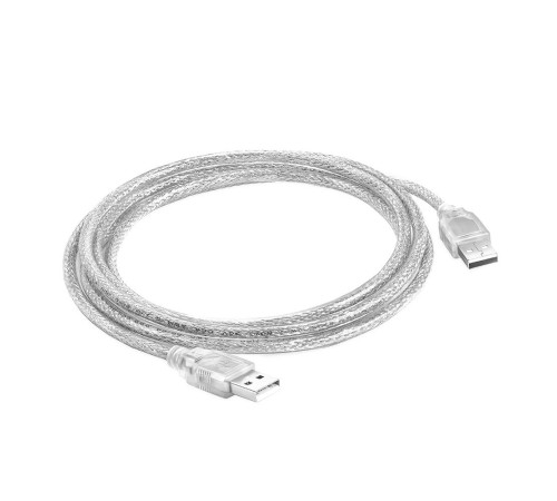 Greenconnect Кабель 1.0m USB 2.0, AM/AM, прозрачный, 28/28 AWG, экран, армированный, морозостойкий, GCR-UM3M-BB2S-1.0m Greenconnect Кабель 1.0m USB 2.0, AM/AM, прозрачный, 28/28 AWG, экран, армированный, морозостойкий, GCR-UM3M-BB2S-1.0m