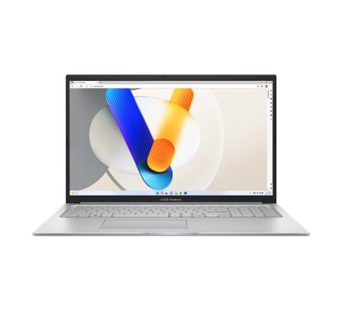 Ноутбук ASUS Vivobook 17 X1704VA-AU398 Intel Core i7-1355U  1.7 GHz  DDR4 16GB 1TB PCIE G3 SSD Intel Iris X Graphics 17.3" FHD (1920 x 1080) 16:9  IPS 60Hz Without OS 2.10 kg Cool Silver