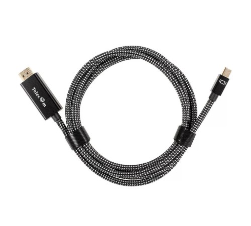 Кабель/ Кабель miniDisplayPort M-> HDMI M 4K@120Hz/8K@30Hz 1.8m Telecom,оплетка (TA820M-1.8M)