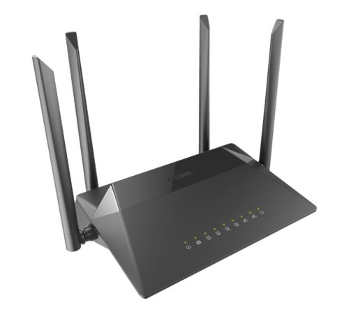 Маршрутизатор/ DIR-842/RU/R AC1200 Wi-Fi Router, 1000Base-T WAN, 4x1000Base-T LAN, 4x5dBi external antennas