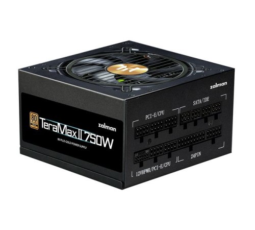 Блок питания Zalman ZM750-TMX2, 750W, ATX12V v3.0, APFC, 12cm Fan, 80+ Gold Gen5, Full Modular, Retail Блок питания Zalman ZM750-TMX2, 750W, ATX12V v3.0, APFC, 12cm Fan, 80+ Gold Gen5, Full Modular, Retail