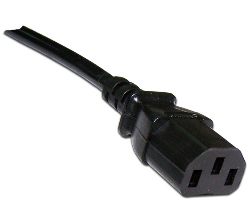 Шнур питания Шнур питания C13-Schuko угловая, 3х0.75, 220В, 10А, черный, 1 метр