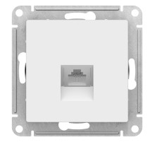ATLASDESIGN РОЗЕТКА компьютерная RJ45, кат. 5Е, механизм, БЕЛЫЙ