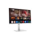 Монитор MSI Modern MD272UPSW 27" 16:9 UHD(3840x2160) IPS Flat,4ms(GTG),1000:1,100M:1,300nits,1xHDMI,1xDP,1xUSB-C,2xUSB-A,1xRJ45,Speaker,Tilt,Swivel,Height,Pivot,60Hz,White,1y war-ty