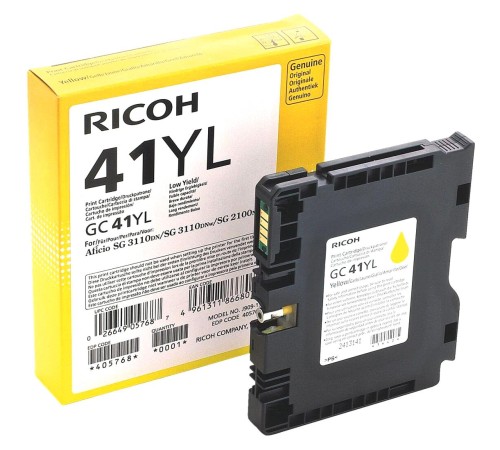 GC 41YL Картридж для гелевого принтера Жёлтый GC 41YL Print Cartridge Yellow
