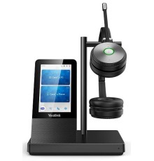 Гарнитура YEALINK WH66 Dual UC Дуо, Беспроводная, HD звук, 160м DECT, Шумоподав, Дисплей 4'', USB-хаб, Bluetooth, шт