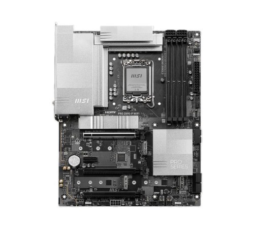 Материнская плата MSI PRO Z890-P WIFI/Z890/LGA1851/4DDR5/3PCI-Ex16/1PCI-Ex1/4M.2 /1USB4/1USB3.2 Gen2 X2/2USB