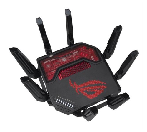 Роутер ASUS GT-BE19000//802.11 a/b/g/n/ac/ax/be,  2,4 + 6 gGz, black