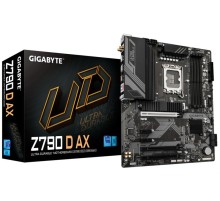 Материнская плата GIGABYTE Z790 D AX, LGA1700, Z790, 4*DDR5, 4*SATA, 4*M.2, 5*USB 3.2, 2*USB 2.0, Type-C, 3*PCIx16, 1*PCIx1, HDMI+DP, ATX