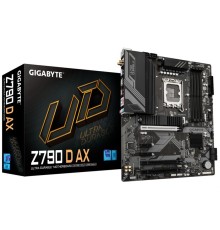 Материнская плата GIGABYTE Z790 D AX, LGA1700, Z790, 4*DDR5, 4*SATA, 4*M.2, 5*USB 3.2, 2*USB 2.0, Type-C, 3*PCIx16, 1*PCIx1, HDMI+DP, ATX