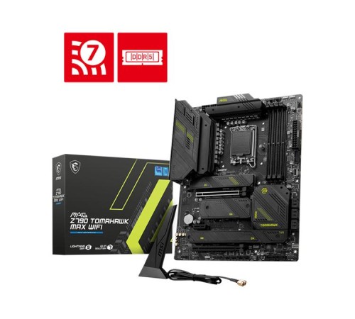 Материнская плата MSI MAG Z790 TOMAHAWK MAX WIFI Z790,LGA1700,4DDR5,2PCI-Ex16,1PCI-Ex1,4M.2,8SATA3,1USB3
