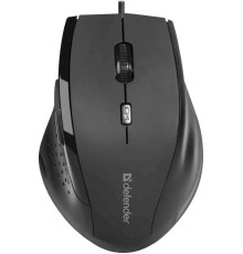 Проводная оптическая мышь Defender 52362 Accura MM-362 черный,6 кнопок, 800-1600 dpi