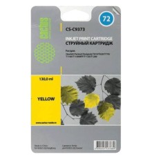 -/ Картридж струйный Cactus CS-C9373 №72 фото желтый (130мл) для HP DJ T610/T620/T770/T1100/T1100/T1120