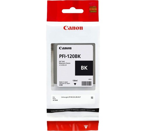 Картридж/ INK TANK PFI-120 BLACK Картридж/ INK TANK PFI-120 BLACK