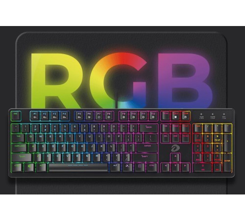 Клавиатура проводная Dareu EK1280s Black (черный), подсветка Rainbow, D-свитчи Red (linear), раскладка клавиатуры ENG/RUS (Вскрытая упаковка) Клавиатура проводная Dareu EK1280s Black (черный), подсветка Rainbow, D-свитчи Red (linear), раскладка клавиатуры ENG/RUS (Вскрытая упаковка)