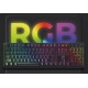 Клавиатура проводная Dareu EK1280s Black (черный), подсветка Rainbow, D-свитчи Red (linear), раскладка клавиатуры ENG/RUS (Вскрытая упаковка)