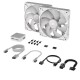 Кулер для корпуса/ Case Cooler Corsair iCUE LINK RX140 RGB (140x140x25mm, 4-pin PWM, RGB, 94.7CFM, 36dBA, 1700RPM, White, 2pcs)