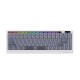Клавиатура механическая беспроводная Dareu A84 Pro White (белый), 84 клавиши, switch BlueSky V3 (linear), подсветка RGB, подключение проводное+Bluetooth+2.4GHz, аккумулятор 2000mAh (Мятая упаковка)