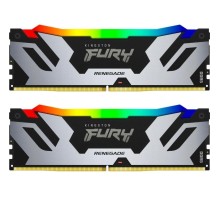 Память оперативная/ Kingston 64GB 6400MT/s DDR5 CL32 DIMM (Kit of 2) FURY Renegade RGB XMP