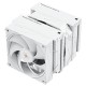 Кулер для процессора/ CPU Cooler Thermalright Royal Pretor 130 White (4-pin PWM, 158mm, Ni/Cu, 6x6mm, 1x120+1x130mm, 80.45CFM/81.88CFM, 29.4dBA/28.3dBA, 2150PM/1750RPM, S: 1200, 1700, 1851, 2011, 2066, 115X, AM4, AM5, white)