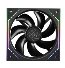 Кулер для корпуса/ Case Cooler Thermalright TL-M12 (120x124x25mm, 4-pin PWM, ARGB, 47.6CFM, 23.2dBA, 1500RPM, Black)