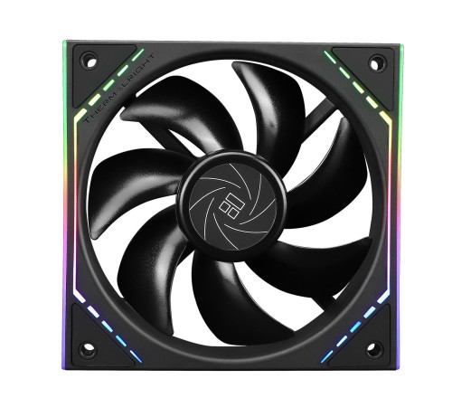 Кулер для корпуса/ Case Cooler Thermalright TL-M12 (120x124x25mm, 4-pin PWM, ARGB, 47.6CFM, 23.2dBA, 1500RPM, Black) Кулер для корпуса/ Case Cooler Thermalright TL-M12 (120x124x25mm, 4-pin PWM, ARGB, 47.6CFM, 23.2dBA, 1500RPM, Black)