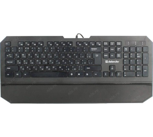 Defender Проводная клавиатура Oscar SM-600 Pro RU,черный,полноразмерная USB