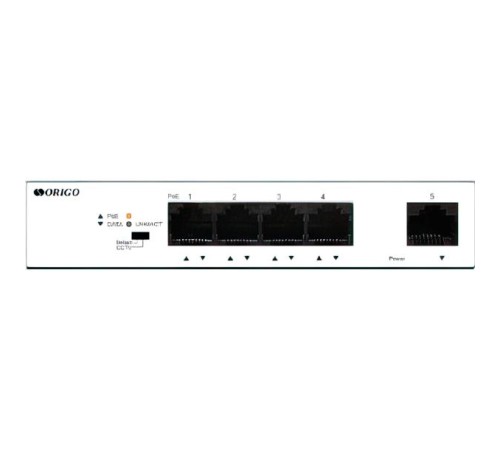Коммутатор/ Unmanaged Switch 4x1000Base-T PoE, 1x1000Base-T, PoE Budget 60W, Long-range PoE up to 250m, metal case
