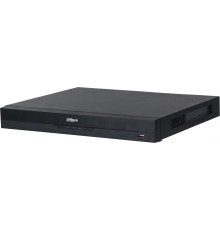 16-канальный IP-видеорегистратор c PoE 4K H.265+ и ИИ , Входящий поток до 384Мбит/с; сжатие: H.265+ H.265 H.264+ H.264 MJPEG; разрешение записи до 32Мп; накопители: 2 SATA III до 20Тбайт; воспроизведение: 16кн@4Mp 2кн@32Мп; видеовыходы: 1 HDMI 1 VGA; cеть
