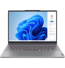Ноутбук/ Lenovo IdeaPad 5 2-in-1 14AHP9 14"(1920x1200 OLED)/Touch/AMD Ryzen 7 8845HS(3.8Ghz)/16384Mb/512SSDGb/noDVD/Int:AMD Radeon 780M/Cam/BT/WiFi/57WHr/war 1y/1.5kg/luna grey/noOS + 65W, Pen, RU kbd