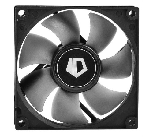 Вентилятор для корпуса ID-COOLING NO-8025-SD 80x80x25мм (136шт./кор, 3pin, черный, 2000об/мин) BOX