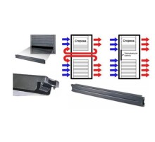 Заглушка Systeme Electric Пластиковая заглушка, серия Excelente, 1U , 19", монтаж без инструментов, черная (10 шт.)