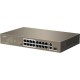 Коммутатор/ Tenda TEF1118P-16-150W Коммутатор неуправляемый PoE, 18 портов, 16х100 Мбит/с, 2x1 Гбит/с, PoE 16х30 Вт (до 130Вт), установка в стойку