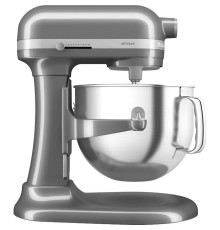 Настольный миксер KitchenAid Artisan с выдвижной чашей 6.6 л, цвет серебристый