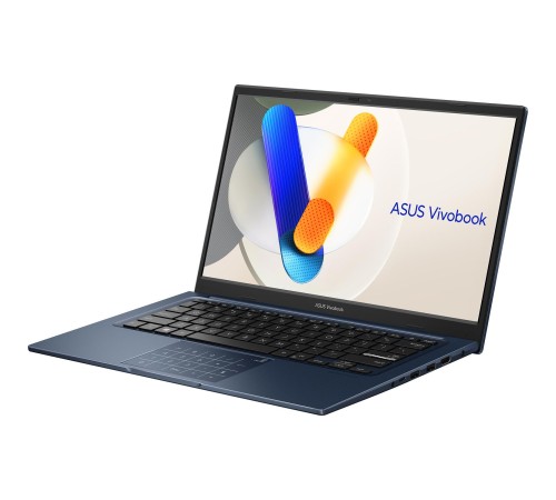 Ноутбук/ ASUS X1404VA-EB416W 14"(1920x1080 (матовый) IPS)/Intel Core i5 1335U(1.3Ghz)/8192Mb/512PCISSDGb/noDVD/Int:Intel Iris Xe Graphics/Cam/BT/WiFi/42WHr/war 1y/1.4kg/Quiet Blue/Win11Home + NumberPad Ноутбук/ ASUS X1404VA-EB416W 14"(1920x1080 (матовый) IPS)/Intel Core i5 1335U(1.3Ghz)/8192Mb/512PCISSDGb/noDVD/Int:Intel Iris Xe Graphics/Cam/BT/WiFi/42WHr/war 1y/1.4kg/Quiet Blue/Win11Home + NumberPad
