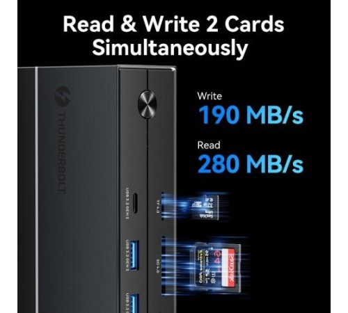 Мультифункциональная док-станция Vention USB Type C 14 в 1 с поддержкой Thunderbolt 4 Мультифункциональная док-станция Vention USB Type C 14 в 1 с поддержкой Thunderbolt 4