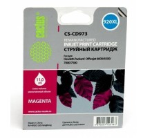 -/ Картридж струйный Cactus CS-CD973 №920XL пурпурный (14.6мл) для HP DJ 6000/6500/7000/7500