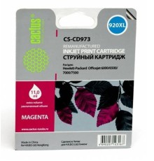 -/ Картридж струйный Cactus CS-CD973 №920XL пурпурный (14.6мл) для HP DJ 6000/6500/7000/7500