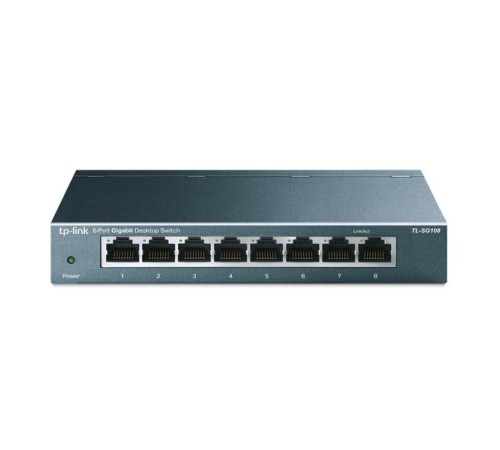 коммутатор TP-Link TL-SG108, 8-Port Gigabit Desktop Switch