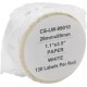 -/ Этикетки Cactus CS-LW-99010 сег.:89x28мм черный белый 130шт/рул Dymo Label Writer 450/4XL